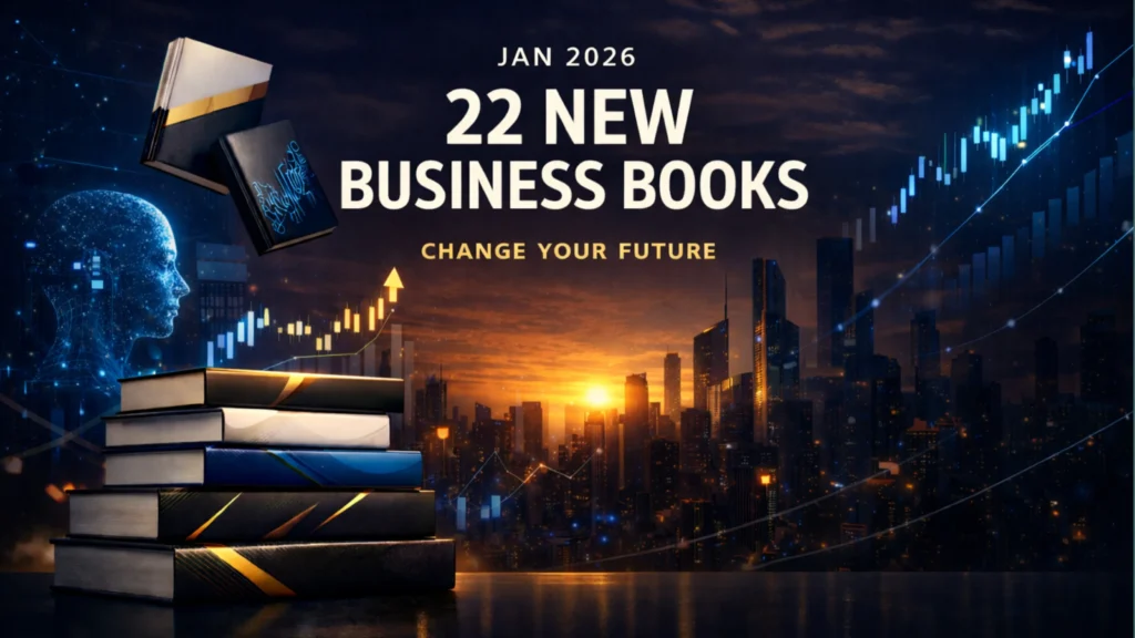 Summaries of 22 new business and money books released in January 2026 by Concise Reading