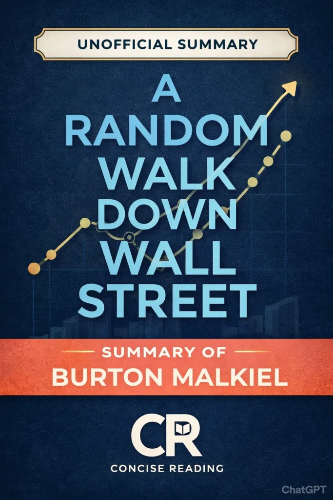 Cover of A Random Walk Down Wall Street by Burton Malkiel – Free PDF Summary