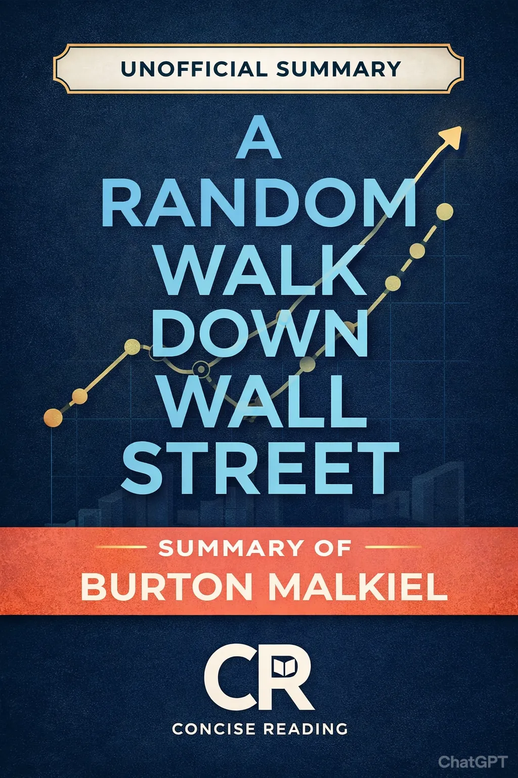 Cover of A Random Walk Down Wall Street by Burton Malkiel – Free PDF Summary