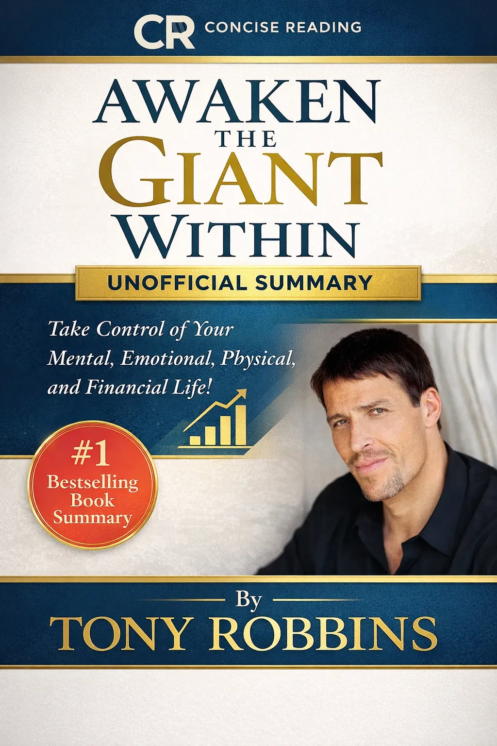 Awaken the Giant Within book cover by Tony Robbins free summary PDF Concise Reading