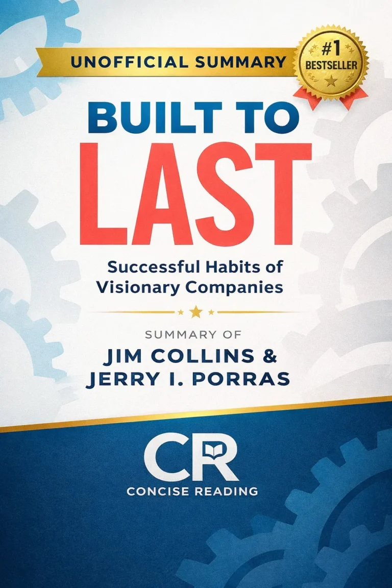 Built to Last book cover summary PDF free download by Concise Reading