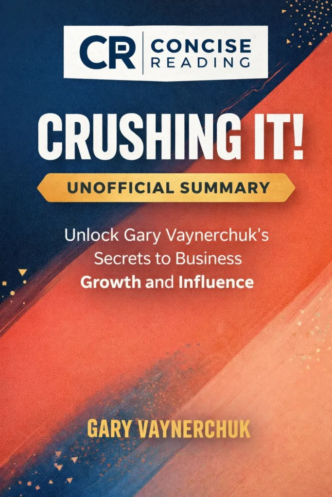 Crushing It book cover summary PDF by Gary Vaynerchuk Concise Reading