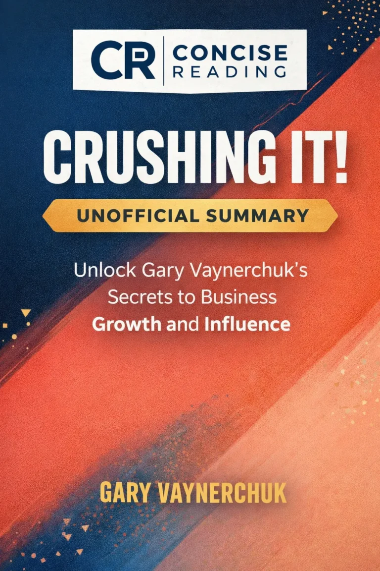 Crushing It book cover summary PDF by Gary Vaynerchuk Concise Reading