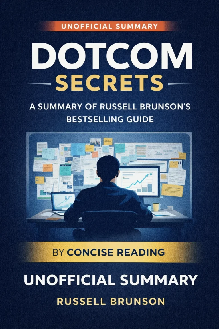 DotCom Secrets book cover PDF summary free by Russell Brunson sales funnel guide