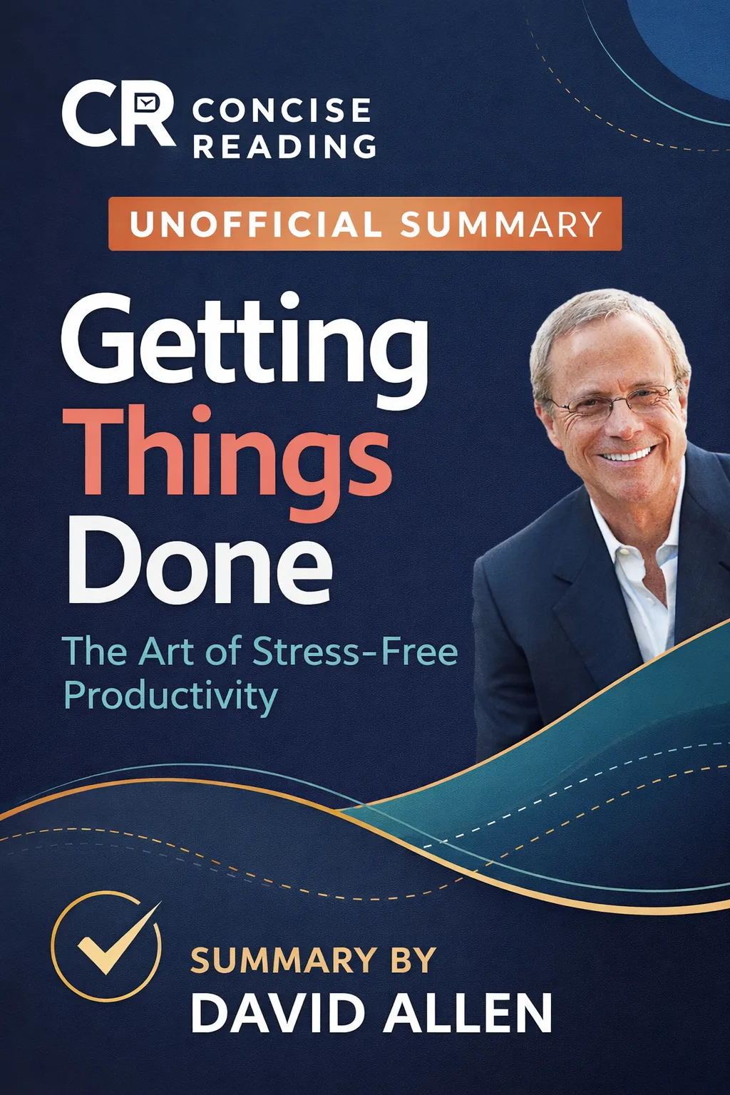 Getting Things Done book cover by David Allen productivity summary PDF Concise Reading