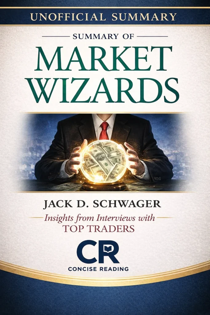 Market Wizards book cover by Jack D. Schwager for free PDF summary