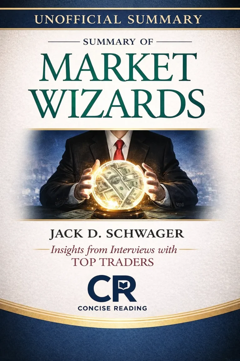 Market Wizards book cover by Jack D. Schwager for free PDF summary