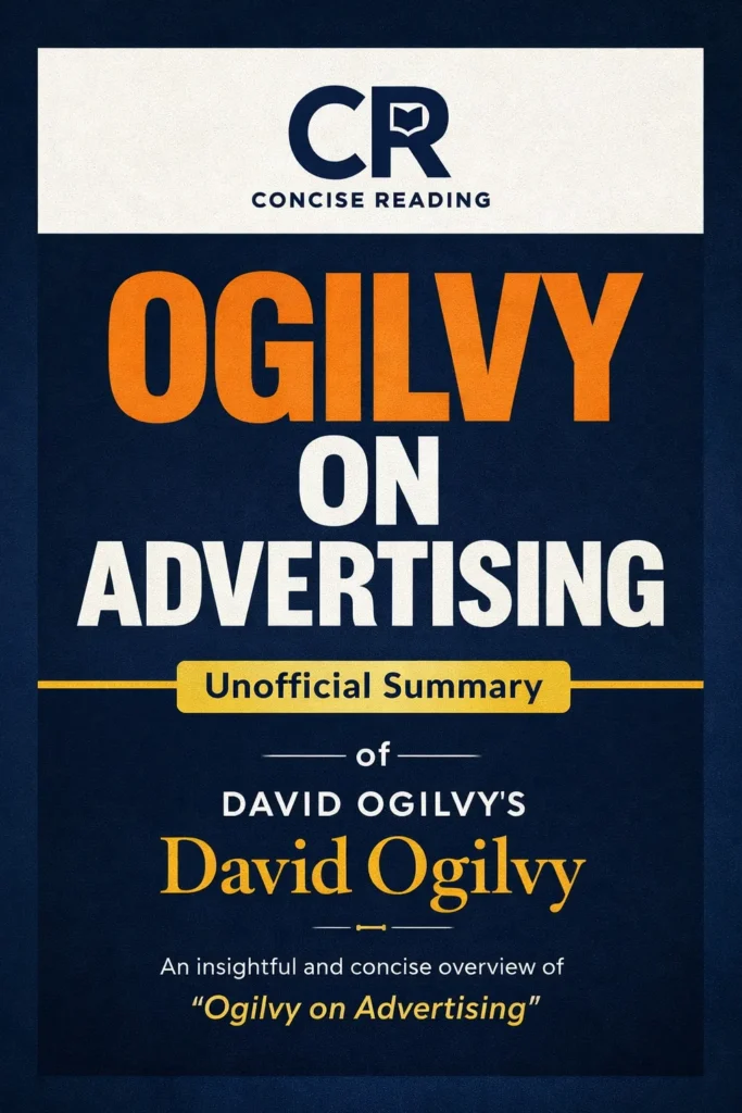 Ogilvy on Advertising book cover by David Ogilvy with free PDF summary download