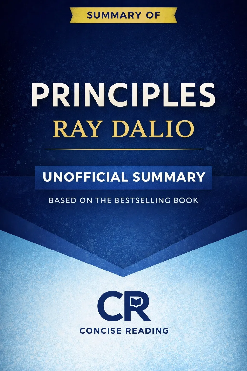 Principles by Ray Dalio book cover – free PDF summary download