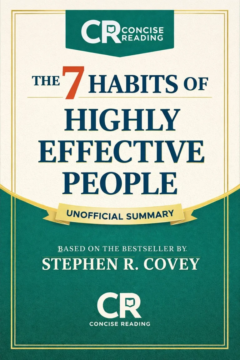Free PDF summary of The 7 Habits of Highly Effective People by Stephen Covey
