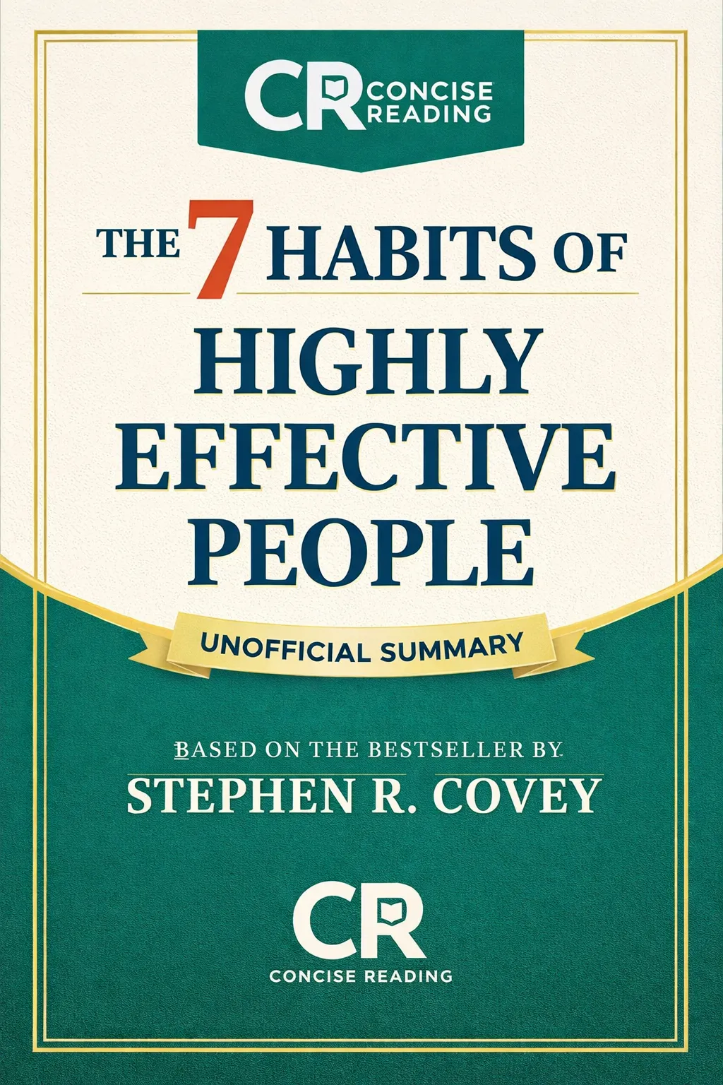 Free PDF summary of The 7 Habits of Highly Effective People by Stephen Covey