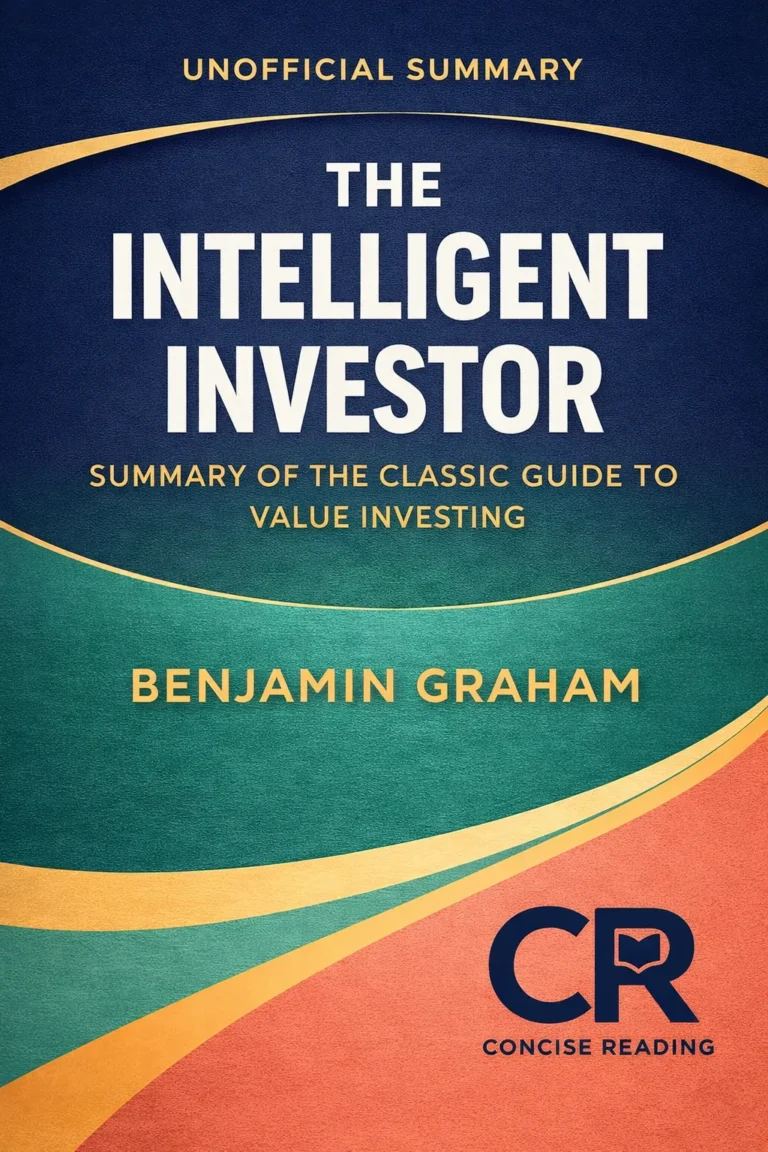 The Intelligent Investor book cover by Benjamin Graham – Free PDF summary for investors