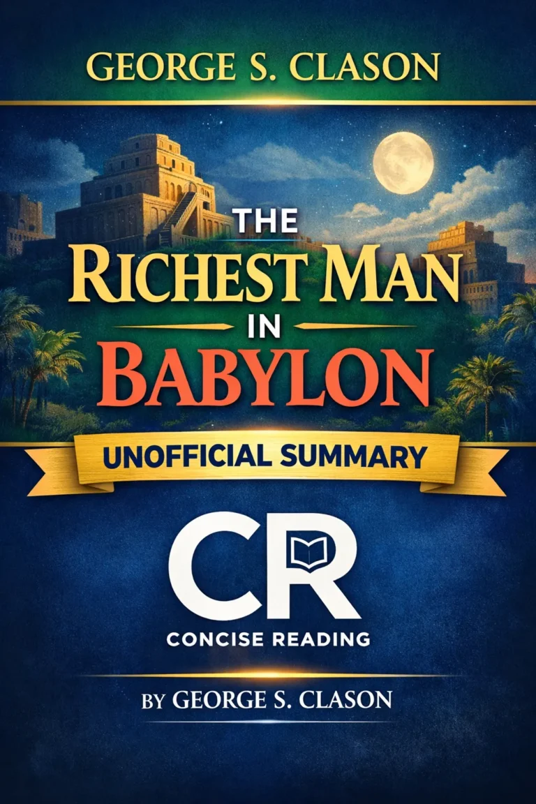 The Richest Man in Babylon book cover with free PDF summary download