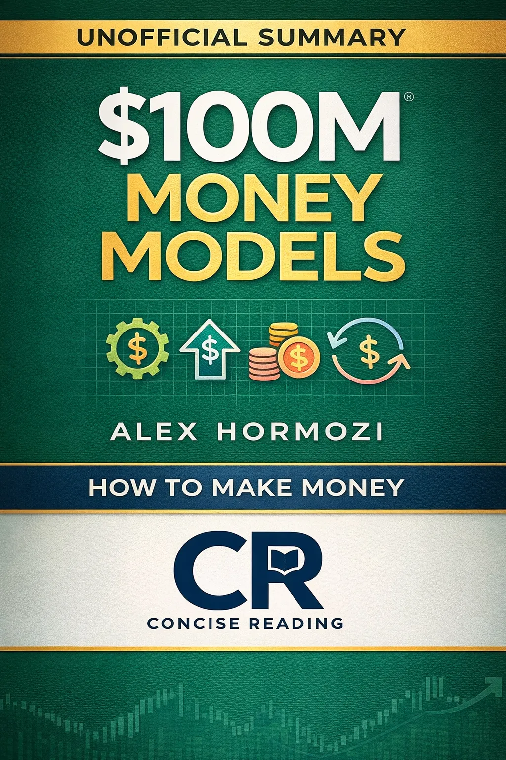 $100M Money Models summary by Alex Hormozi book cover