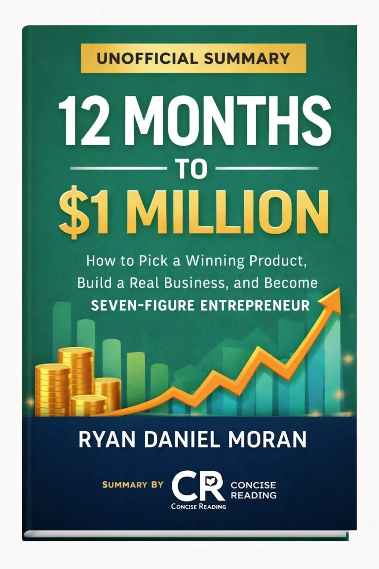 12 Months to $1 Million by Ryan Moran book cover summary guide