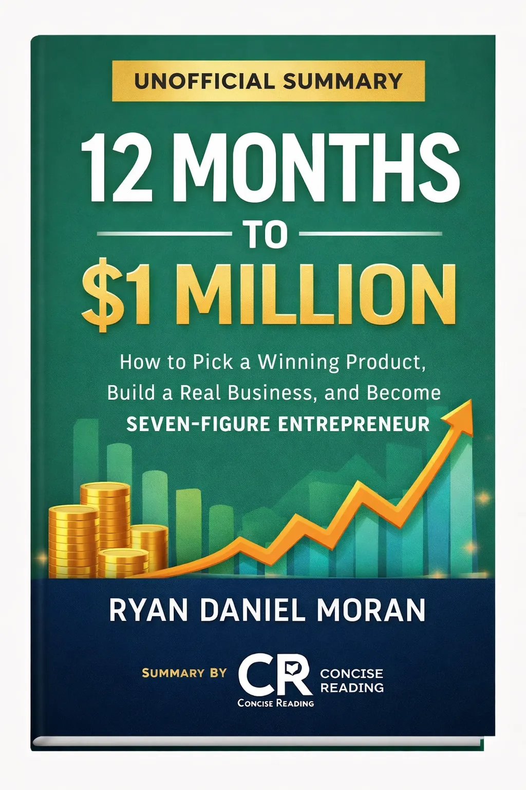 12 Months to $1 Million by Ryan Moran book cover summary guide