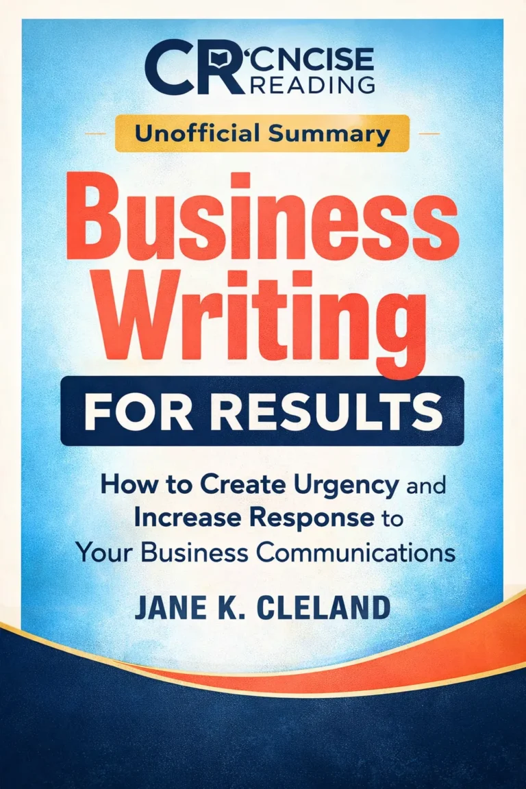 Business Writing for Results by Jane K. Cleland book cover