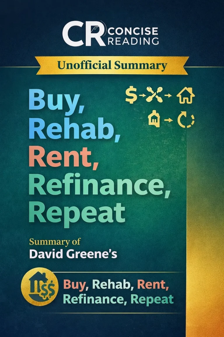 Buy Rehab Rent Refinance Repeat by David Greene book summary cover