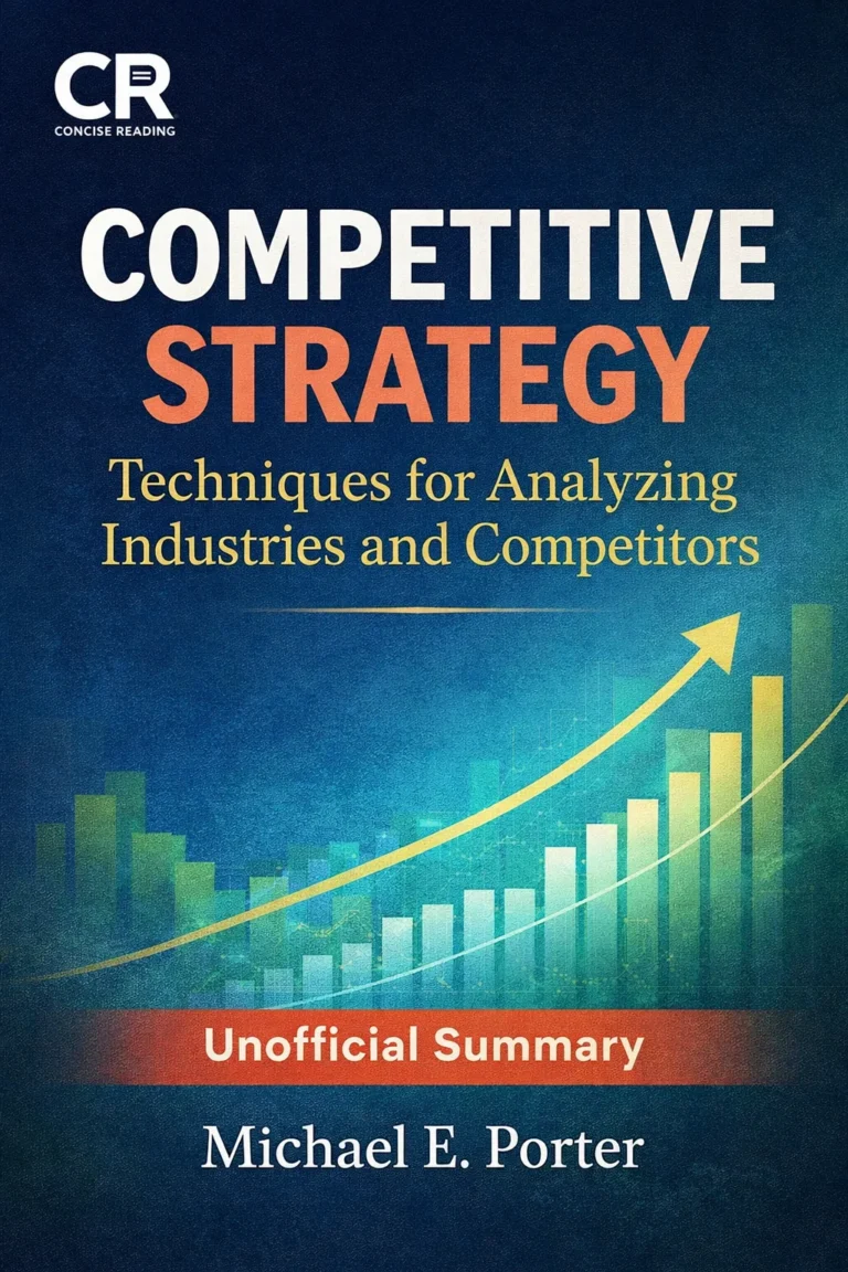 Competitive Strategy book cover by Michael Porter business strategy guide