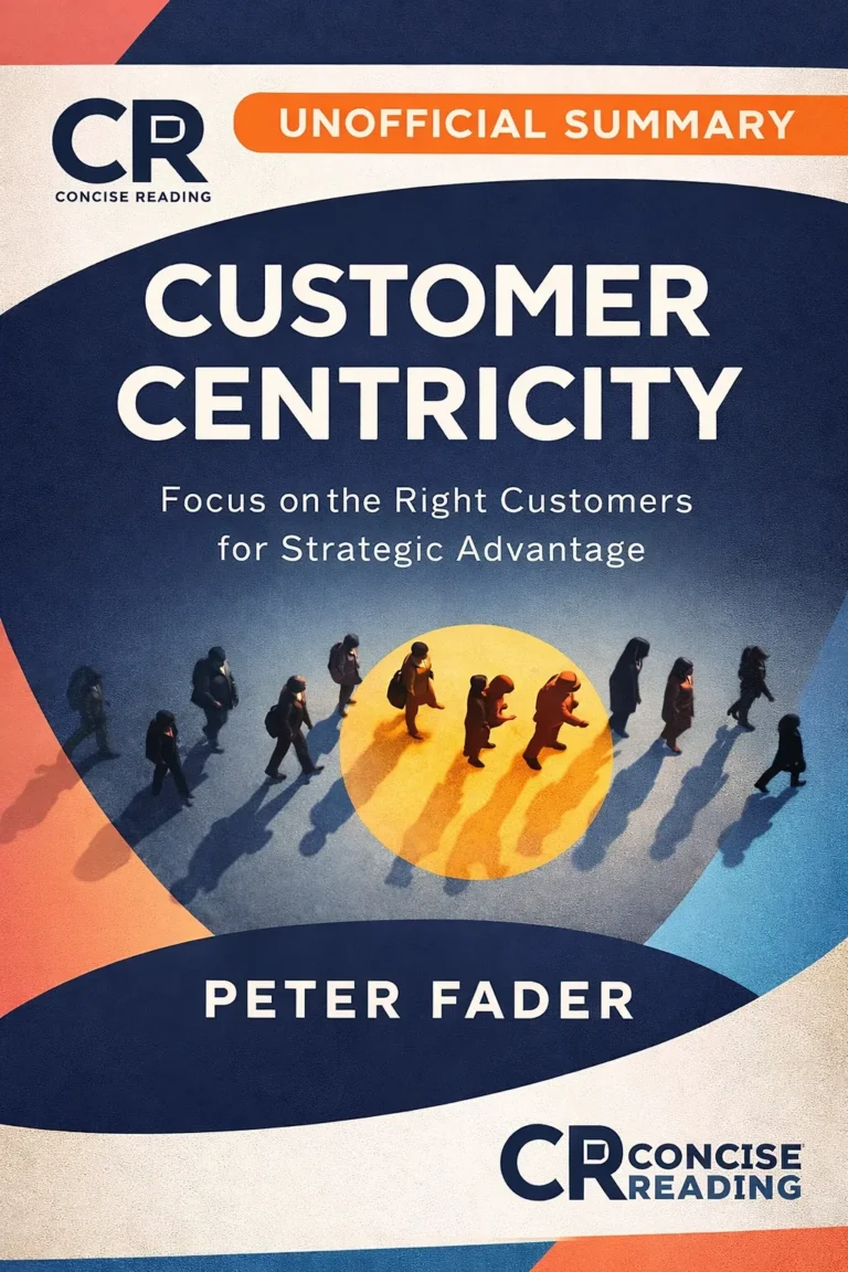 Customer Centricity book cover by Peter Fader showing customer value and CLV strategy