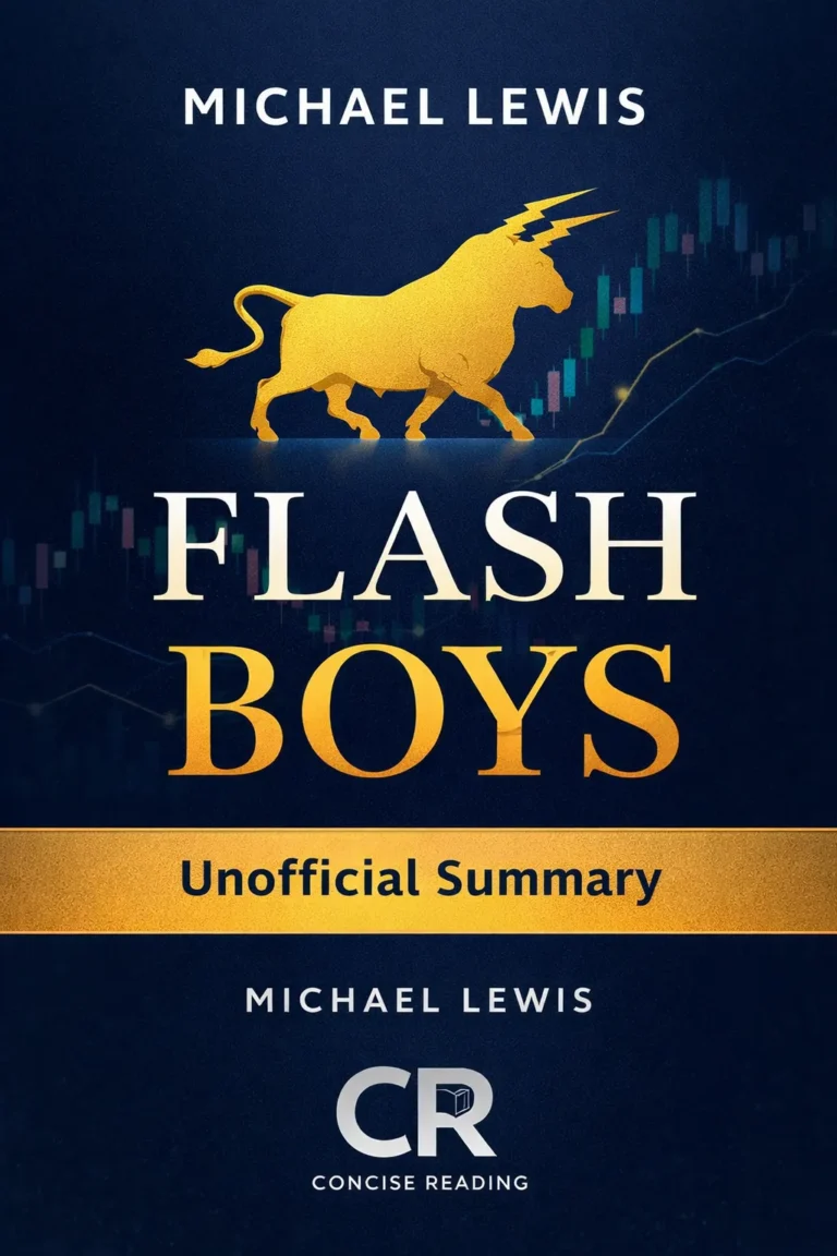 Flash Boys book cover by Michael Lewis about high frequency trading and Wall Street