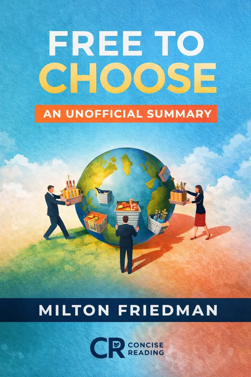 Free to Choose book cover by Milton Friedman summary