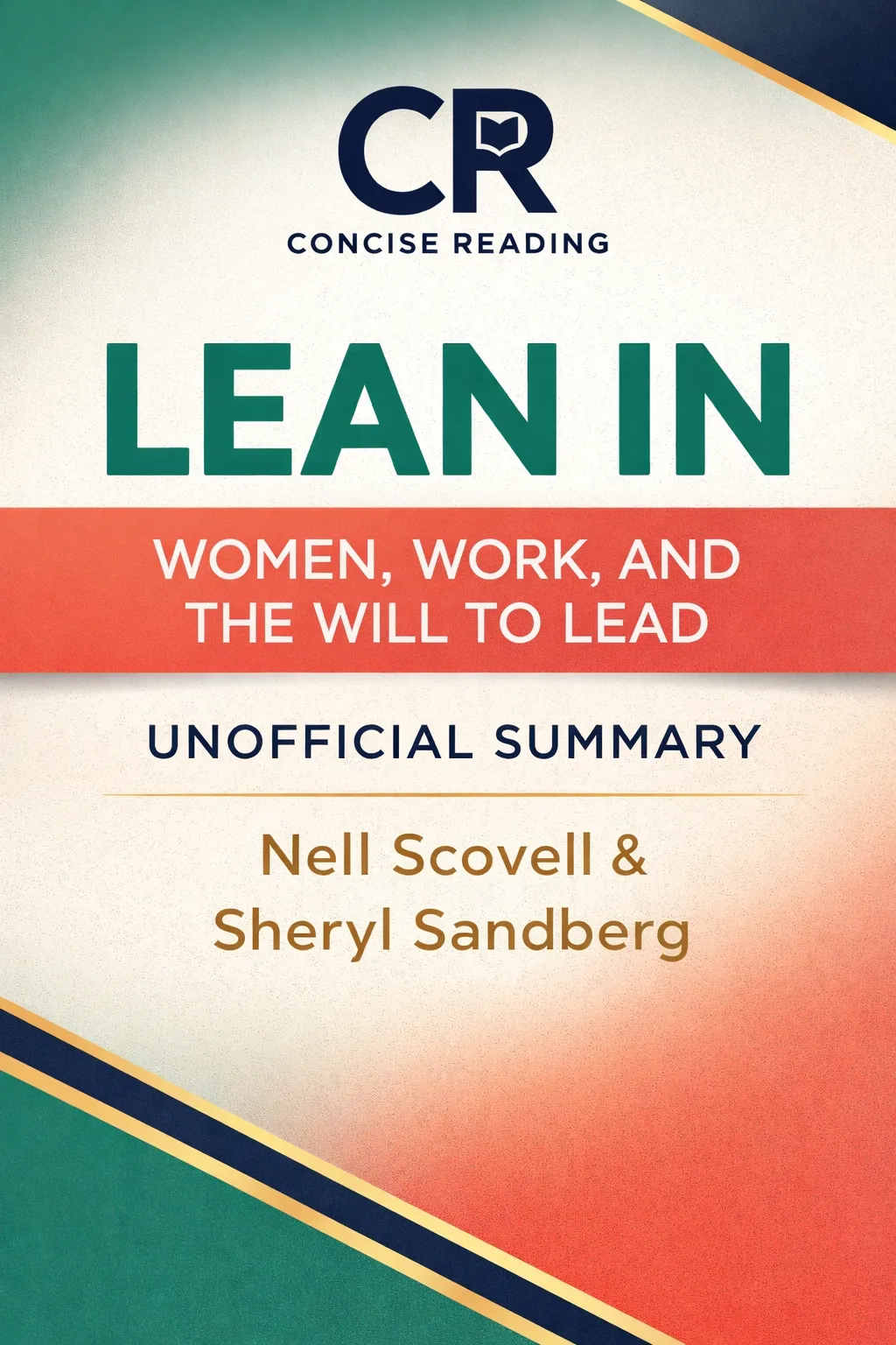 Lean In book cover summary highlighting leadership and career growth insights