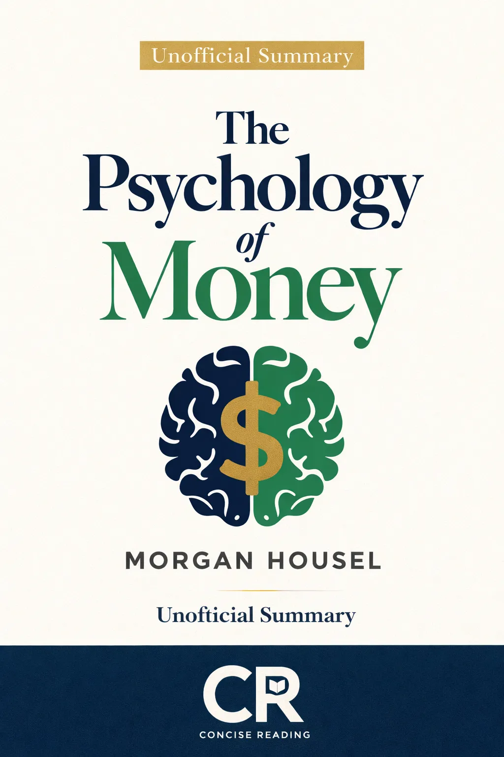 The Psychology of Money book cover — summary by Concise Reading