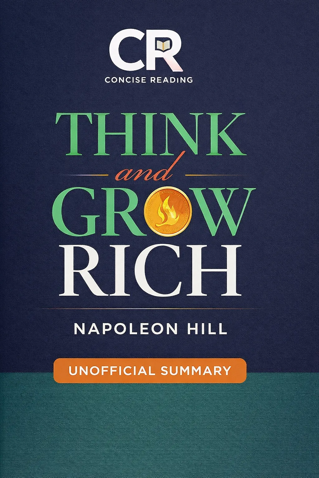 Think and Grow Rich book cover — Napoleon Hill
