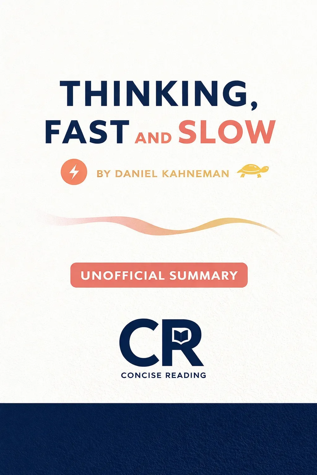 Thinking Fast and Slow by Daniel Kahneman — book cover