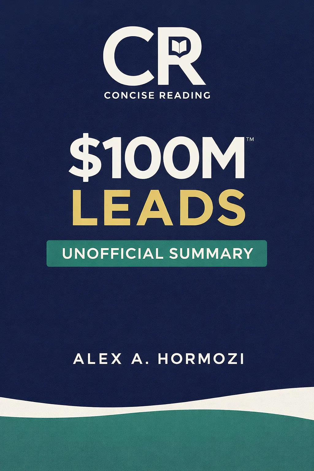 $100M Leads by Alex Hormozi book cover
