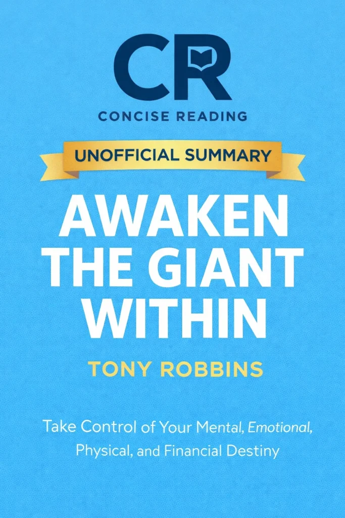 Awaken the Giant Within by Tony Robbins book cover
