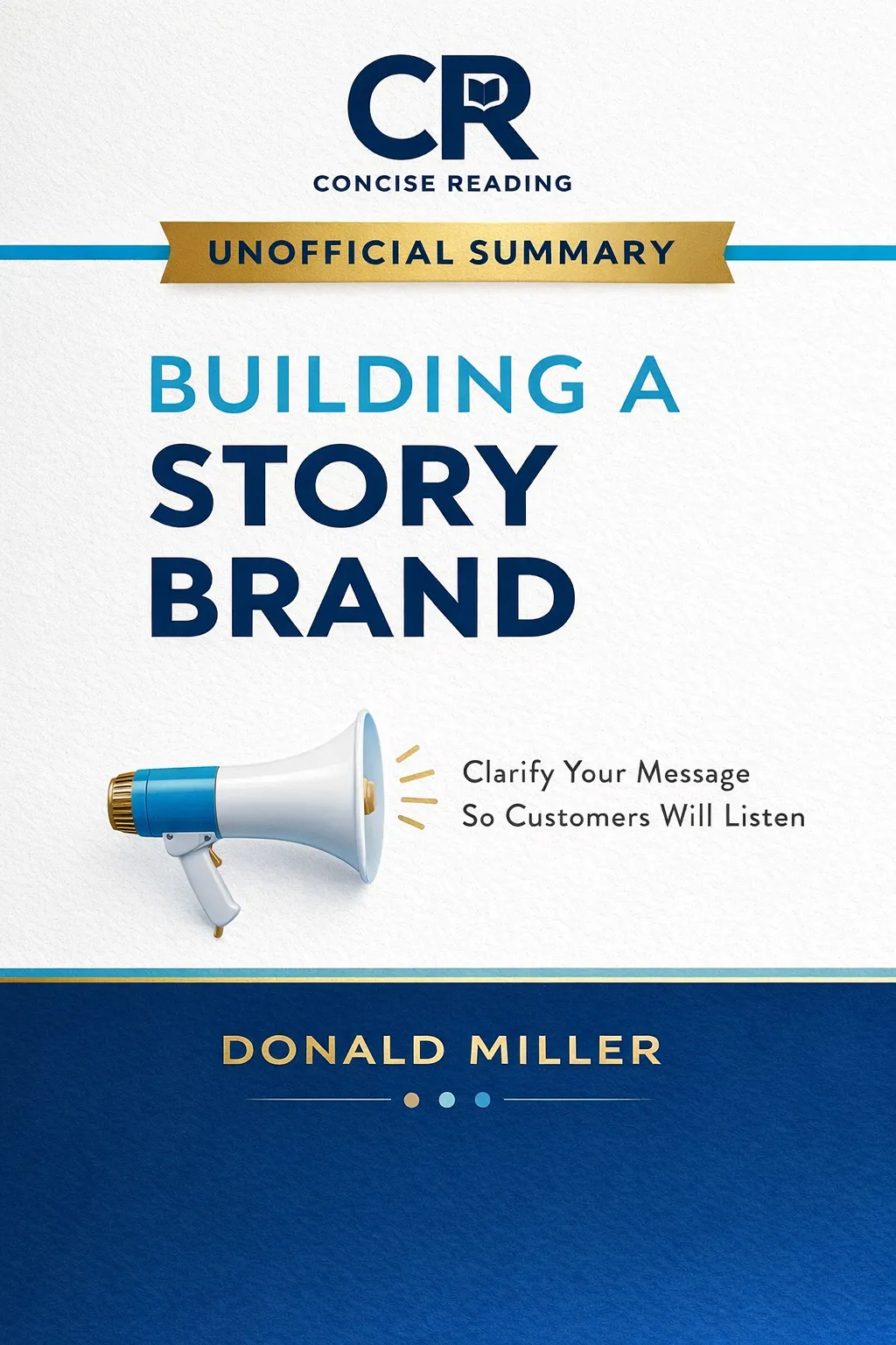 Building a StoryBrand by Donald Miller — book cover
