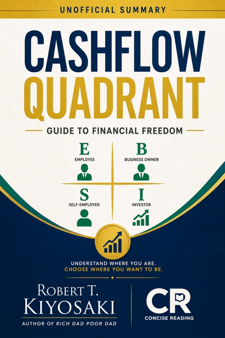 Cashflow Quadrant book cover by Robert Kiyosaki