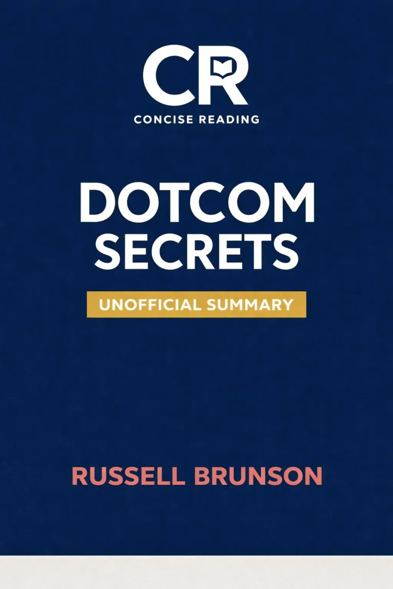 DotCom Secrets book cover by Russell Brunson — summary available at Concise Reading