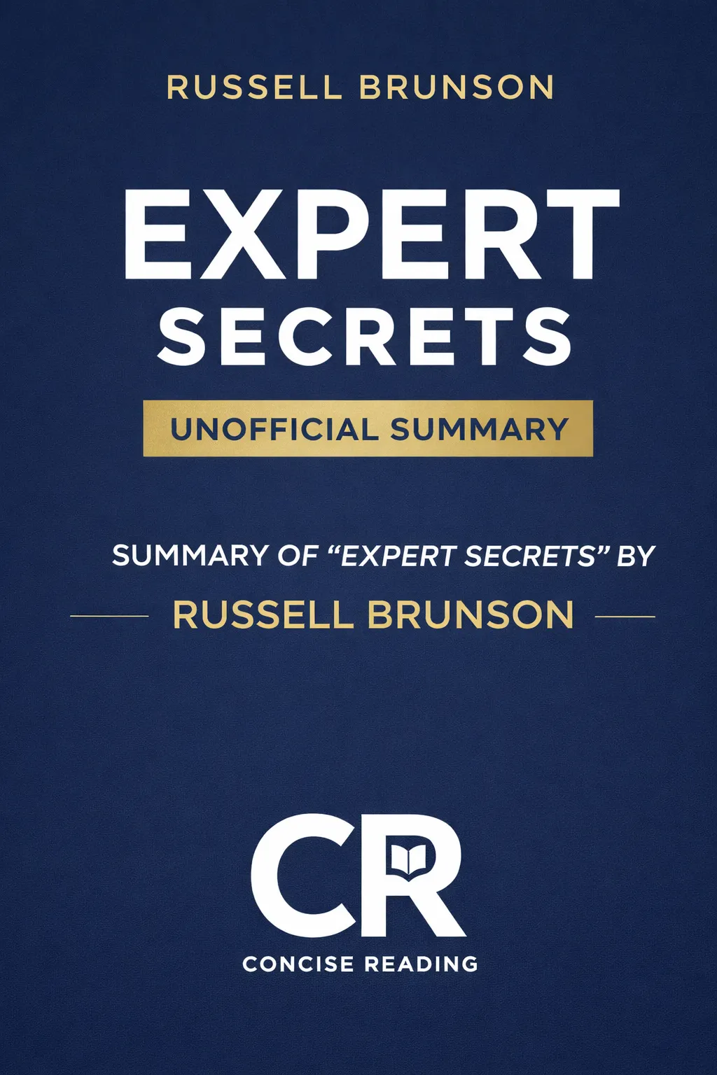 Expert Secrets by Russell Brunson — book cover