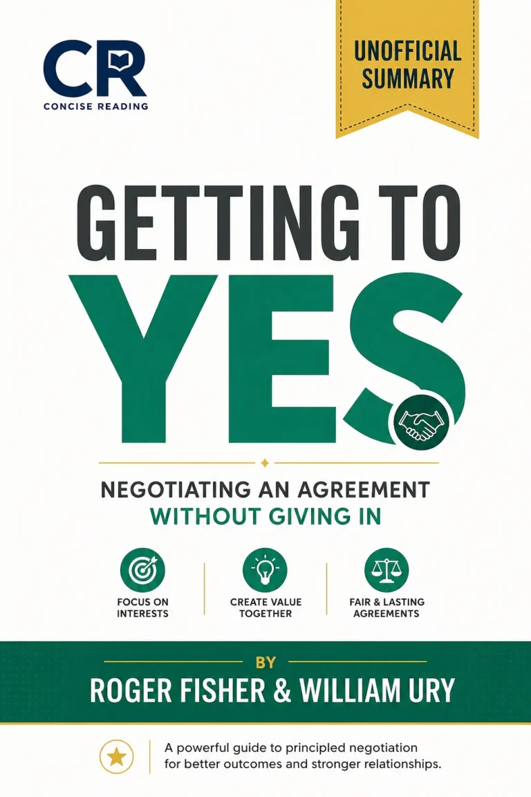 Getting to Yes by Roger Fisher and William Ury — book cover