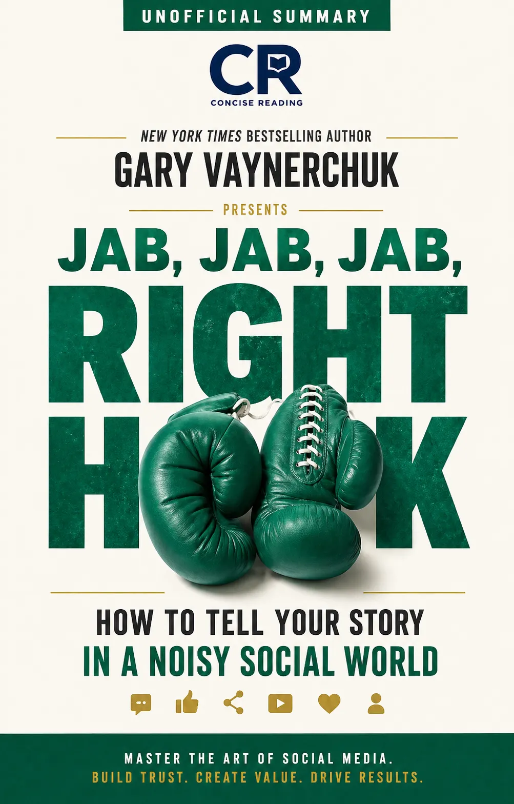 Jab Jab Jab Right Hook by Gary Vaynerchuk — book cover
