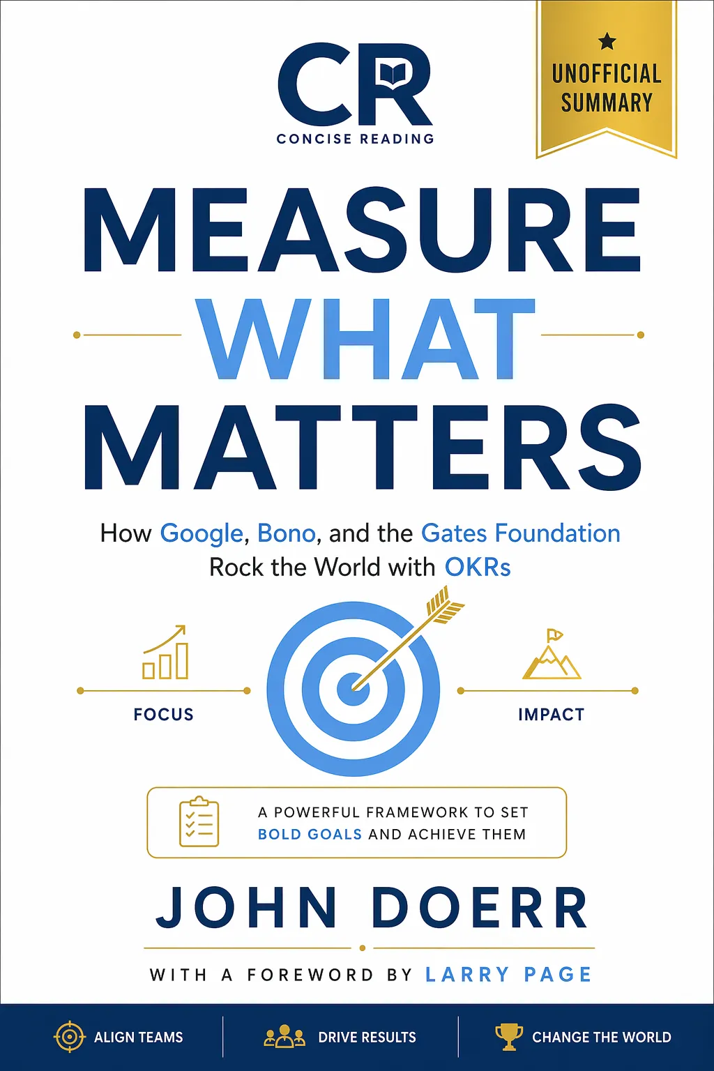Measure What Matters book cover — John Doerr OKR framework summary