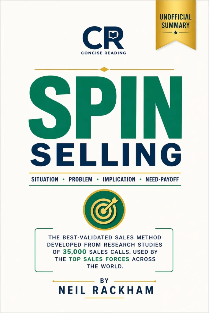 SPIN Selling by Neil Rackham – book cover