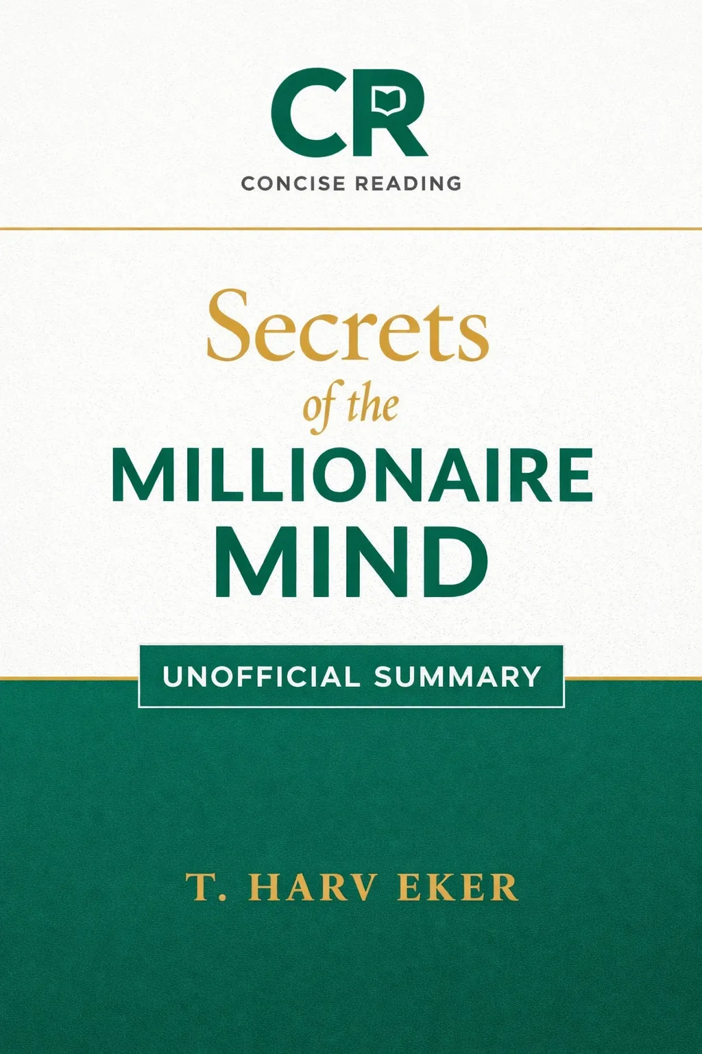 Secrets of the Millionaire Mind book cover — T. Harv Eker