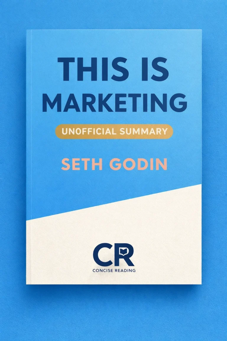 This Is Marketing by Seth Godin book cover – summary available at Concise Reading