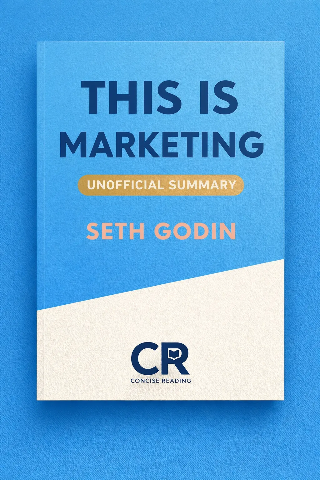 This Is Marketing by Seth Godin book cover – summary available at Concise Reading