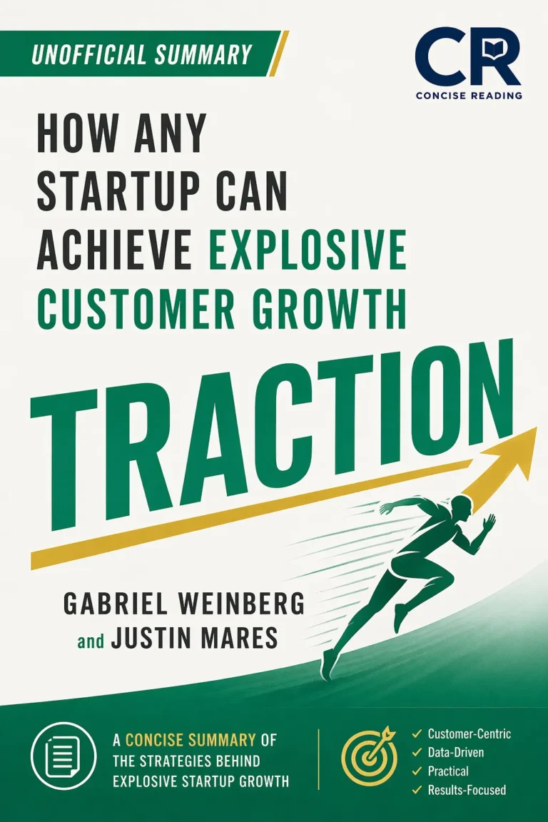 Traction Startup Marketing book by Gabriel Weinberg and Justin Mares