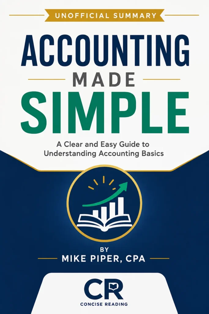 Accounting Made Simple by Mike Piper book cover — free and premium summary on Concise Reading