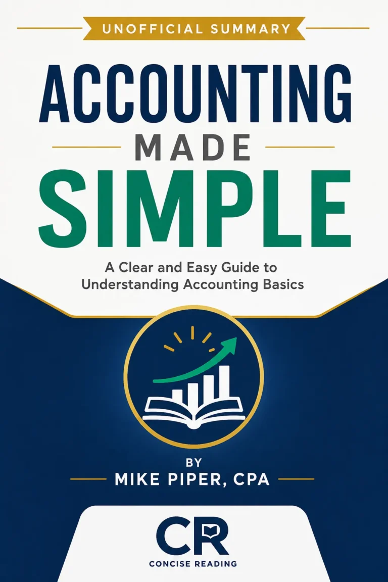 Accounting Made Simple by Mike Piper book cover — free and premium summary on Concise Reading