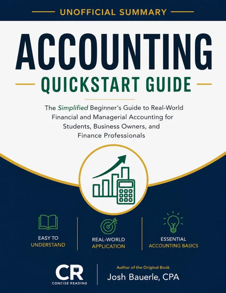 Accounting QuickStart Guide book cover — Josh Bauerle