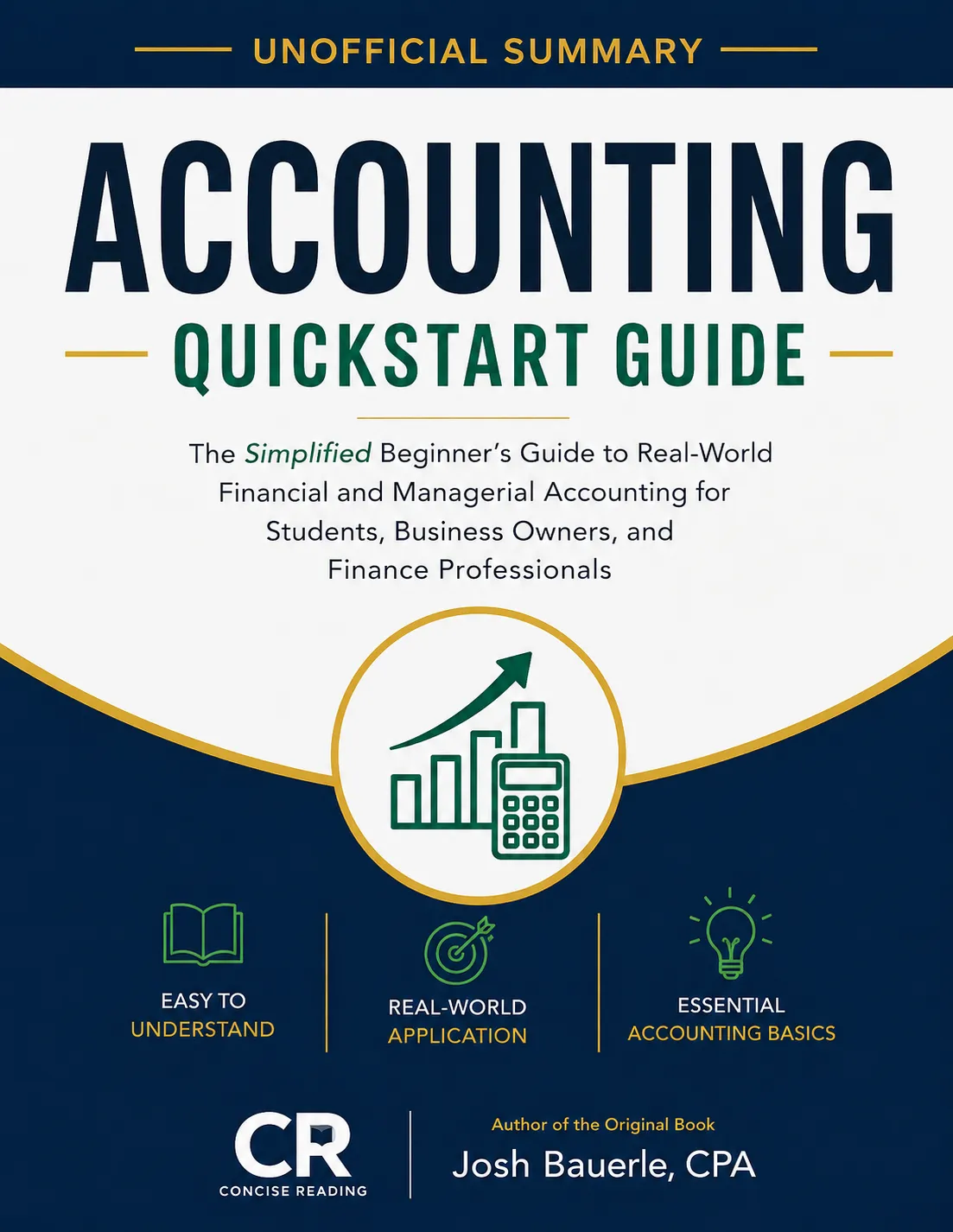 Accounting QuickStart Guide book cover — Josh Bauerle