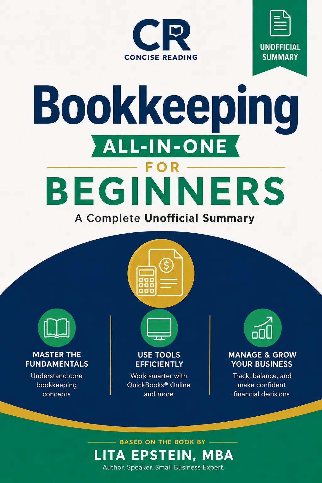 Bookkeeping All-in-One For Dummies by Lita Epstein — Book Cover