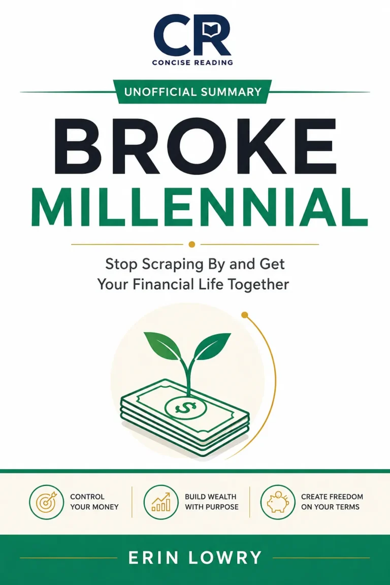 Broke Millennial by Erin Lowry book cover — free and premium summary on Concise Reading